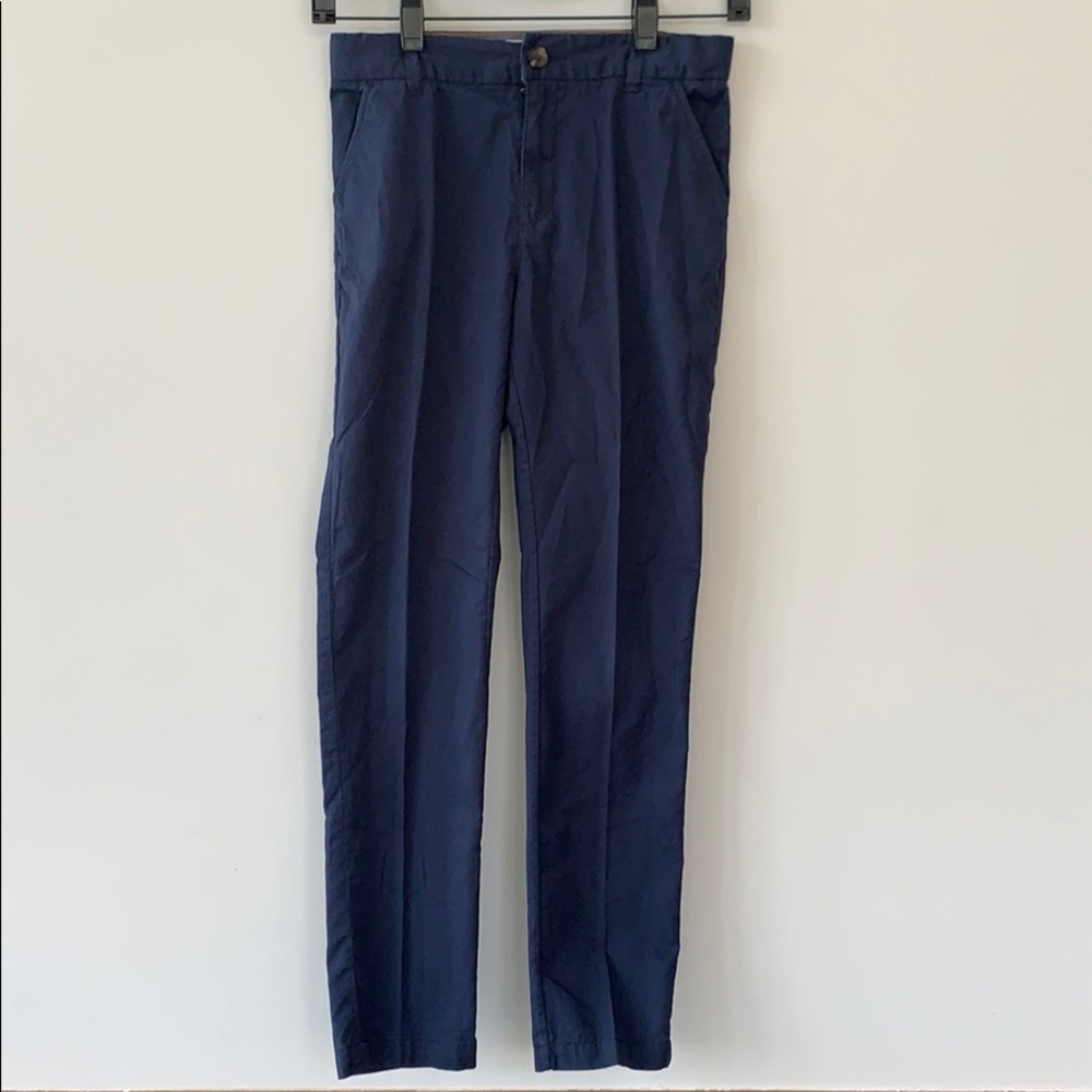 H&M L.O.G.G. Boys Blue Uniform Pants #C0022